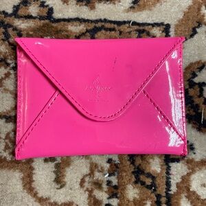 Baby Phat patent hot pink card case wallet